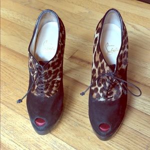 Louboutin "MISS POPPINS" 140 booties